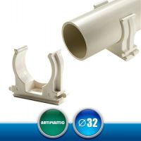 3201CF Clips de fixation de tuyaux pour tuyaux rigides échappement condensation - diamètre 32 mm