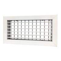 TECNOSYSTEMI Griglia di Mandata in Alluminio Verniciato Bianco