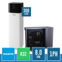 DAIKIN ERRA08EV3 + ELSX12P30E Set Altherma 3 R MT ECH2O Compact R32 Refrigerant Split Top Grade MT - 8.0 kW Monofase 300 Litri H/C
