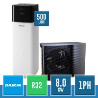 DAIKIN ERRA08EV3 + ELSX12P50E Set Altherma 3 R MT ECH2O Compact R32 Refrigerant Split Top Grade MT - 8.0 kW Monofase 500 Litri H/C