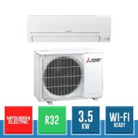 MITSUBISHI ELECTRIC MUZ-HR35VF + MSZ-HR35VF Kit Monosplit a Parete Linea Smart R32 DC Inverter Pompa di Calore Wi-Fi Ready - 3.5 kW