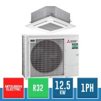 MITSUBISHI ELECTRIC PUZ-ZM125DA + PLA-M125EA (PLP-6EA) Kit Monosplit Power Inverter R32 con Cassetta a 4 Vie 90x90 Bianca - 12.5 kW Monofase