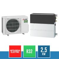 MITSUBISHI ELECTRIC SUZ-M71VA + SFZ-M71VA Kit Monosplit Intégré au Sol Série S R32 DC Inverter / Pompe à Chaleur - 7.1 kW