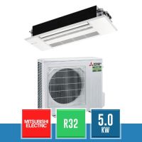 MITSUBISHI ELECTRIC SUZ-M50VA + MLZ-KP50VG Kit Monosplit con Cassetta a 1 Via DC Inverter Wi-Fi Ready - 5.0 kW