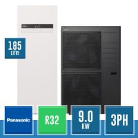 PANASONIC WH-UXZ09KE8 + WH-ADC0912K9E8 Aquarea T-CAP All-in-One Generation K R32 Kit für Heizung, Kühlung und Warmwasser - 9.0 kW dreiphasig