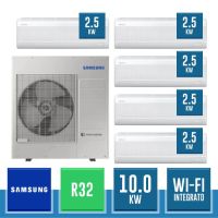 SAMSUNG AJ100TXJ5KG/EU + 5x AR70F09C1AWNEU WindFree AVANT S2 R32 Wand-Pentasplit-Kit mit WLAN und AI Energy - 10.0 kW