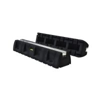 TECNOSYSTEMI SCD500241 Confezione 2 Basi a Pavimento Antivibranti Extreme 100-20 in Gomma Vulcanizzata SBR - Lunghezza 450 mm