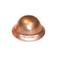 TECNOSYSTEMI 11135015 Copper Sealing Cap for Brass Unions - 1/4" 