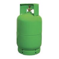 TECNOSYSTEMI TSC600048 Empty Refillable Cylinder with 1 Tap for Refrigerant Gases (no R410A) - 12.5 Lt