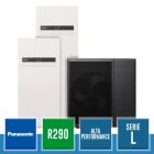 Panasonic Aquarea Hochleistungs-Split-System der L-Generation R290 mit Warmwasserspeicher