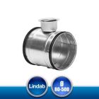 LINDAB DSU Adjustment Shutter with Circular Shovel - Diameters from 80 to 500 mm