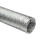 TECNOSYSTEMI Tuyau Canalisé Flexible en Aluminium Simple Blindé - L 10 m