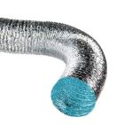TECNOSYSTEMI Tuyau Canalisé Flexible en Aluminium Simple Blindé avec Traitement Antibactérien - L 10 m