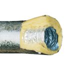 TECNOSYSTEMI Tubo Canalizzato Flessibile Termico-Fonico in Alluminio Corazzato con Doppia Parete e Trattamento Antibatterico - L 10 m