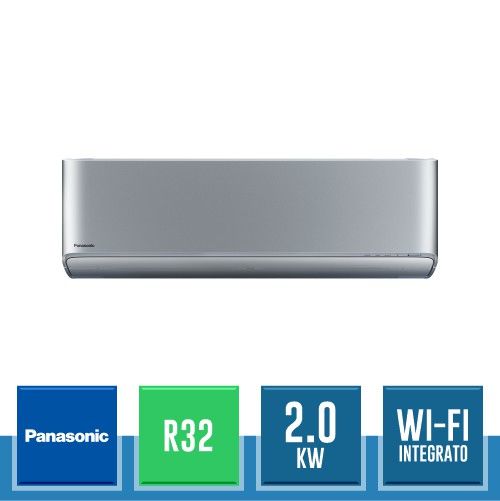 PANASONIC CS-XZ20CKEW Etherea Silver Wall-Mounted Indoor Unit with