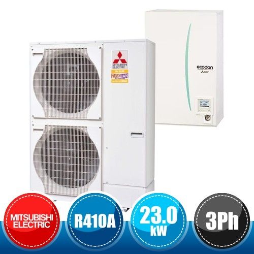 MITSUBISHI ELECTRIC PUHZ-SHW230YKA + ERSE-MED Reversible Hydrobox