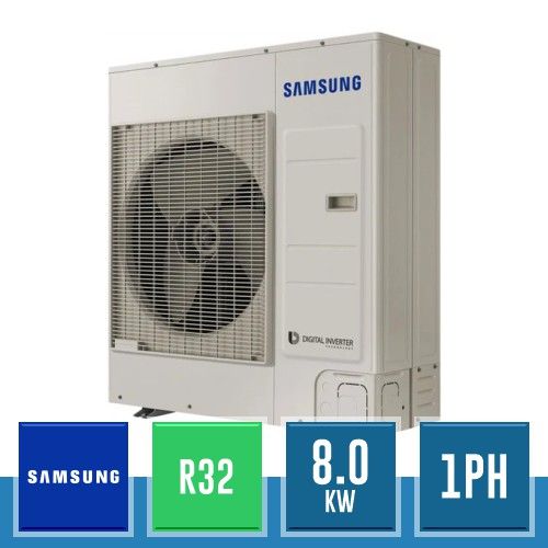 SAMSUNG AE080RXYDEG/EU EHS Mono Outdoor Unit in Twin Rotary