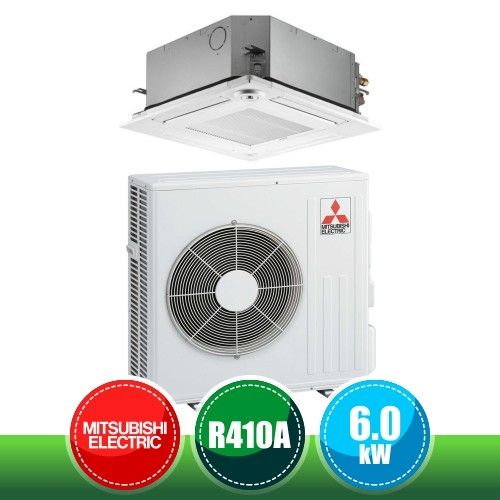 MITSUBISHI ELECTRIC SUZKA60VA6 + SLZM60FA Monosplit 4way Cassette