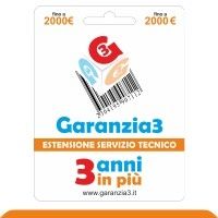 Garanzia3 2000 - Extension du Service Technique pour 3 Années Supplémentaires