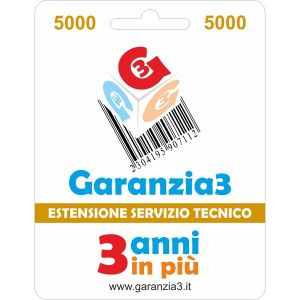 Garanzia3 5000 - Extension du Service Technique pour 3 Années Supplémentaires