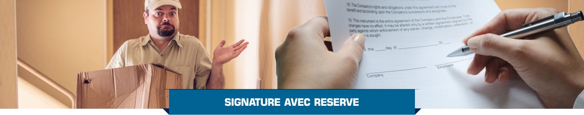 signature avec reserve